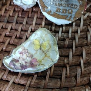 Small decopodgued oyster shell